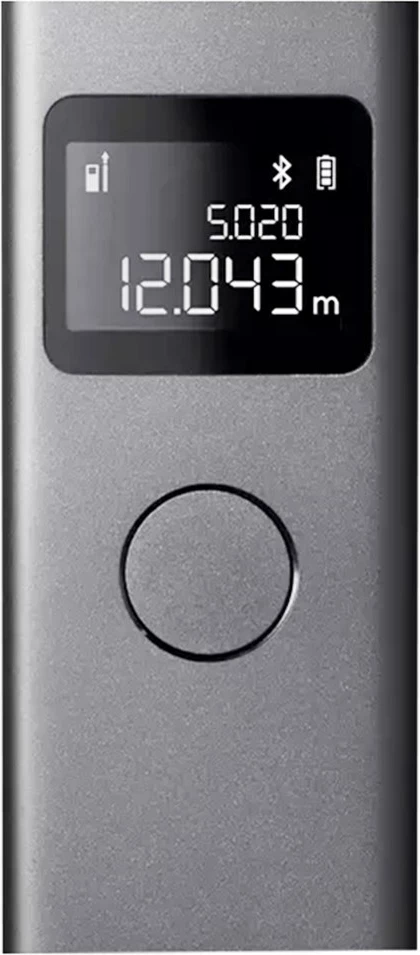 Matës lazer smart Xiaomi BHR5596GL me bateri të integrume, ekran LCD, gri e errët