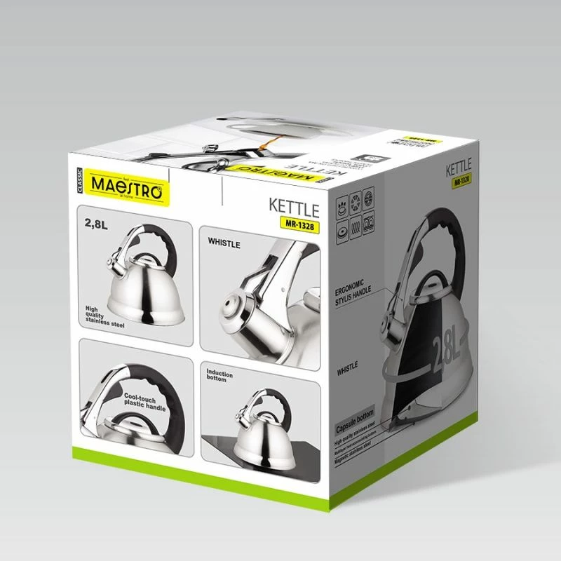 Çajnik MAESTRO MR-1328, 2.8L, inox