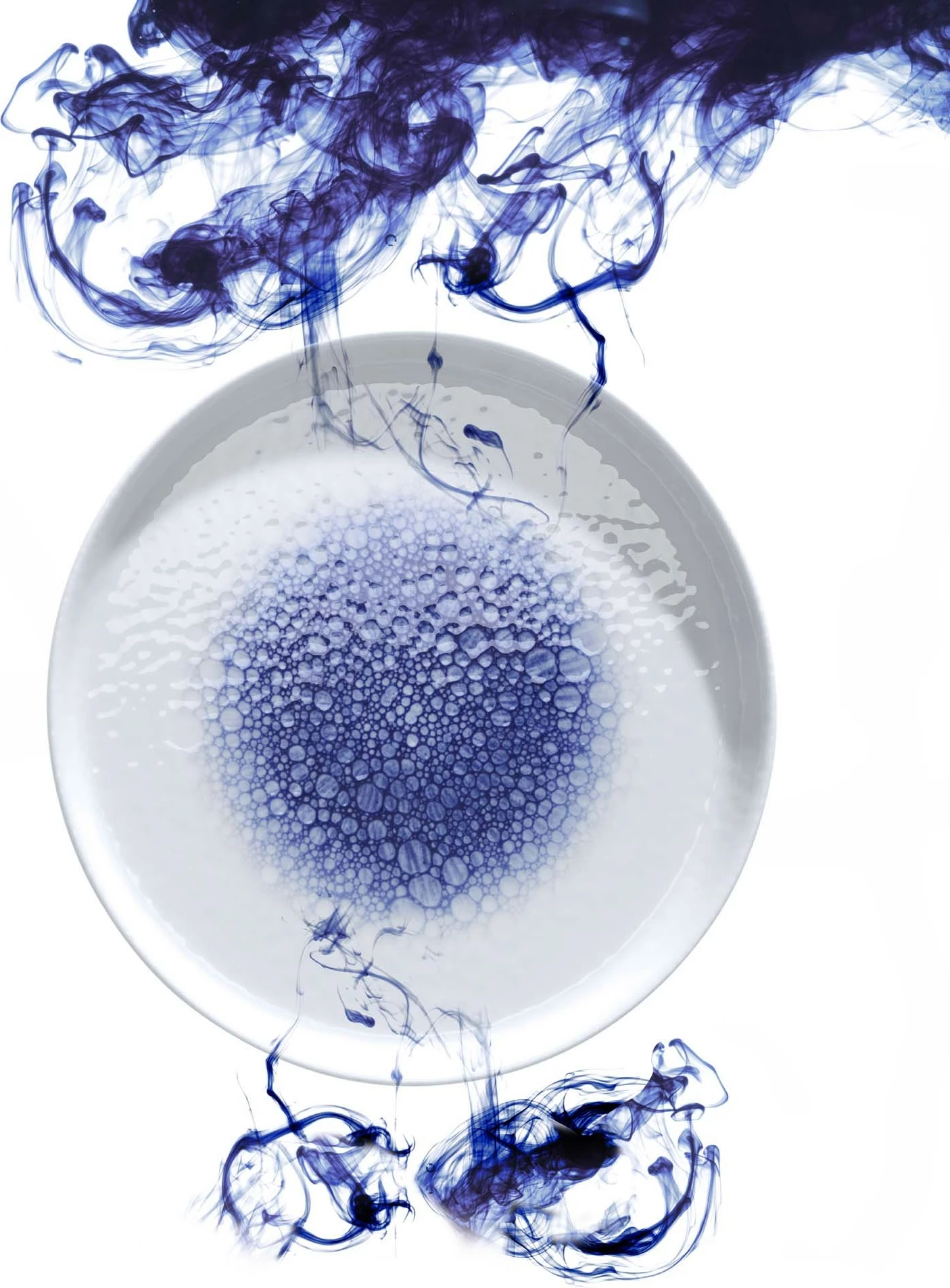 Pjatë me buzë të larta Fine Dine Serenity Ø210 mm, blu, set 6 copë