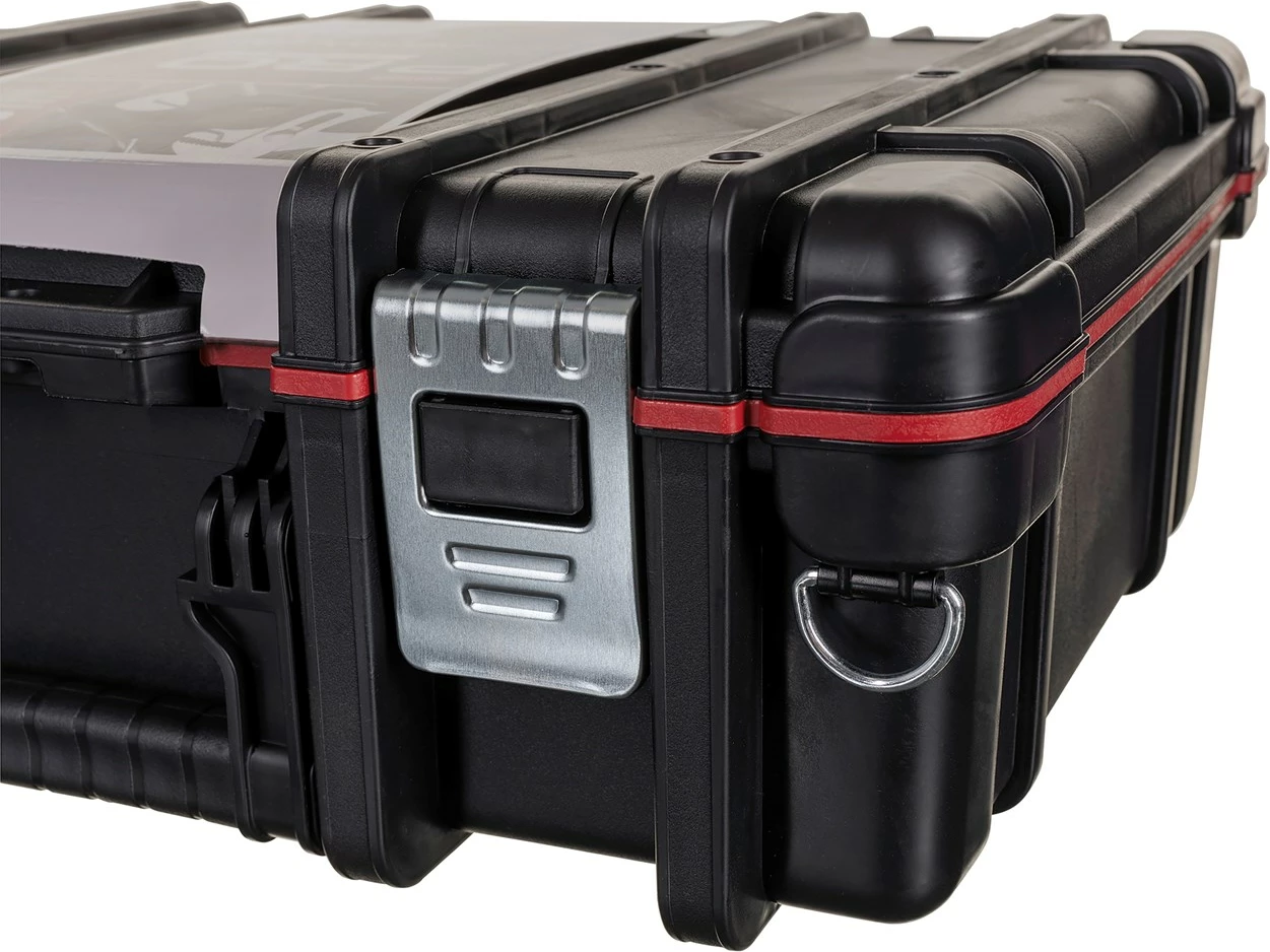 Kasë veglash Keter 237003, polipropilen, e zezë/kuqe