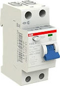 Ndërprerës diferencial ABB Compact-Fi F202A-25/0,03, 2P 25A 30mA, Type A, i bardhë