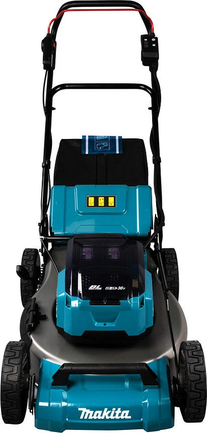 Kositëse bari me bateri Makita DLM530Z, 18V, 53 cm, 60 L, 4x4, Brushless, e zezë/blue