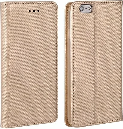 Mbështjellës flip magnetik HAVANA për Samsung Galaxy A72 (A726) me vend për kartë, e artë