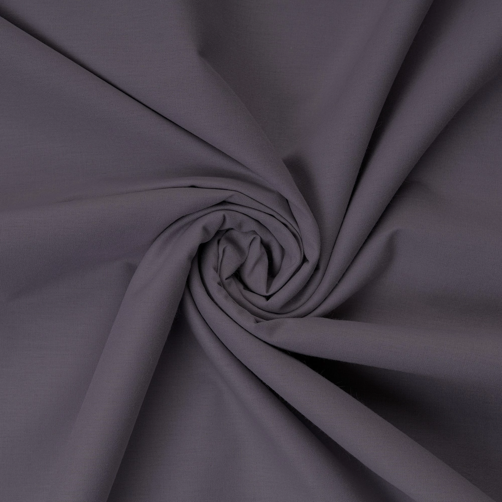 Çarçaf i sheshtë king, ranforce, ngjyrë gri e errët, L'essentiel, 240x290cm