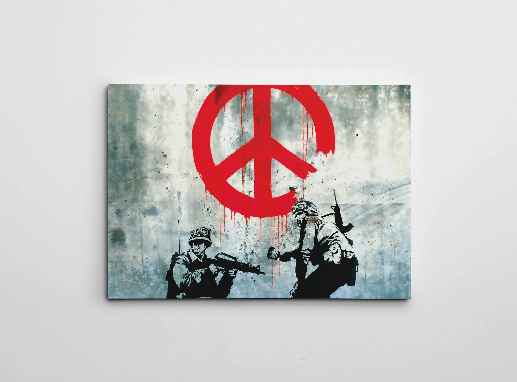 Pikturë dekorative në kanavacë, Banksy, shumëngjyrëshe, WY126, 50x70cm
