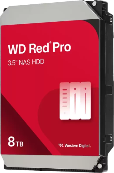 Hard disk intern WD Red Pro WD8005FFBX 8TB 3.5" SATA 6Gb/s 7200rpm 256MB për NAS