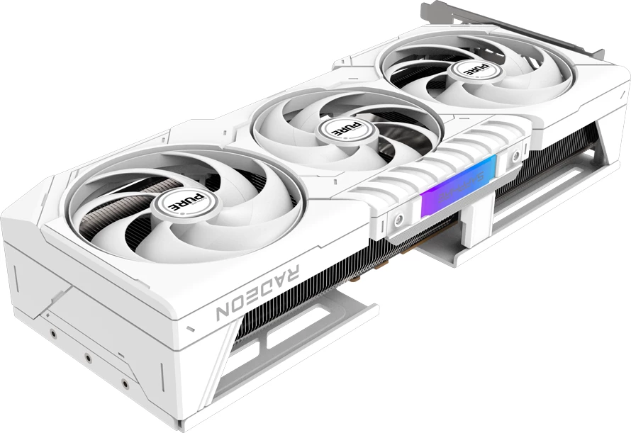 Kartelë grafike SAPPHIRE PURE AMD Radeon RX 9070 Gaming OC 16GB, 2x HDMI, 2x DisplayPort, e bardhë
