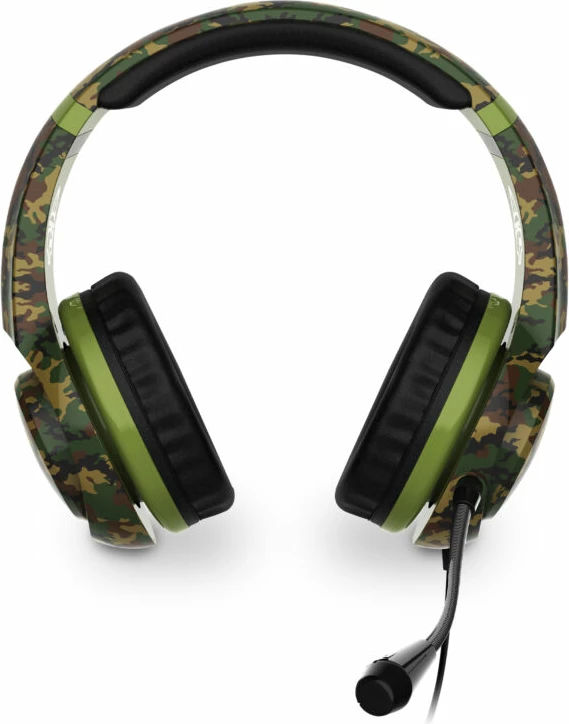 Kufje gaming Stealth Cruiser, stereo 3.5mm me kabllo, mikrofon i heqshëm, 40mm, Camo