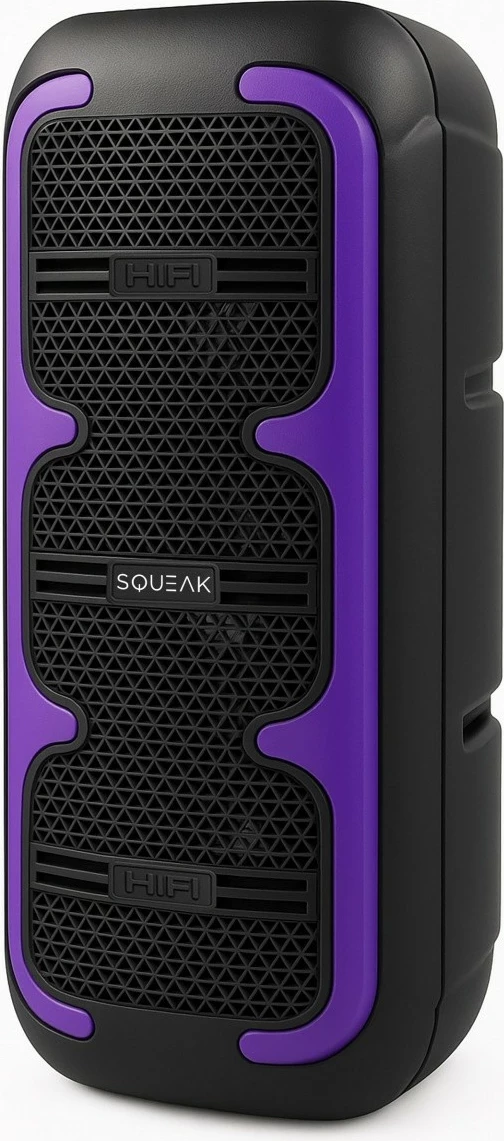 Altoparlant Bluetooth SQUEAK SQ1009 BeatOne 45 W, Bluetooth 5.3, USB-C, karaoke, 10 orë bateri, i zi