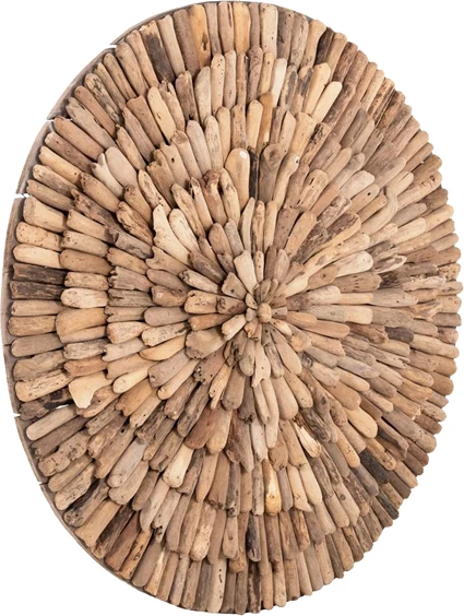 Dekor për mur Wargrene dru natyral drift D60x6cm