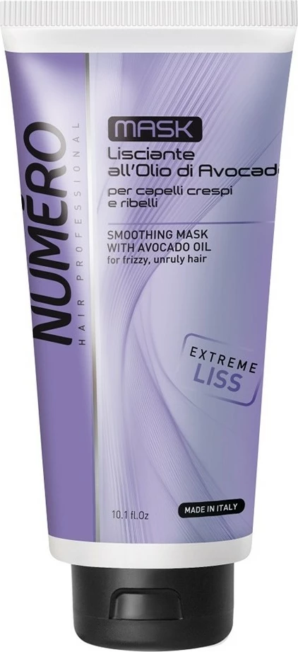 Maskë për flokë për femra NUMERO Smoothing Mask With Avocado Oil, 300ml