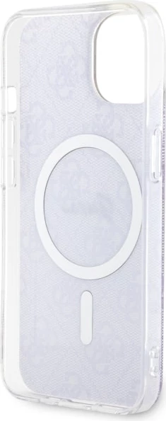 Mbështjellës Guess GUHMP14MH4STU për iPhone 14 Plus 6.7", MagSafe, vjollcë