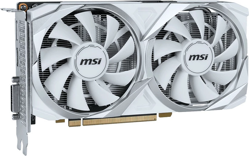 Kartelë grafike MSI RTX 3050 8GB Ventus 2X XS OC, e bardhë