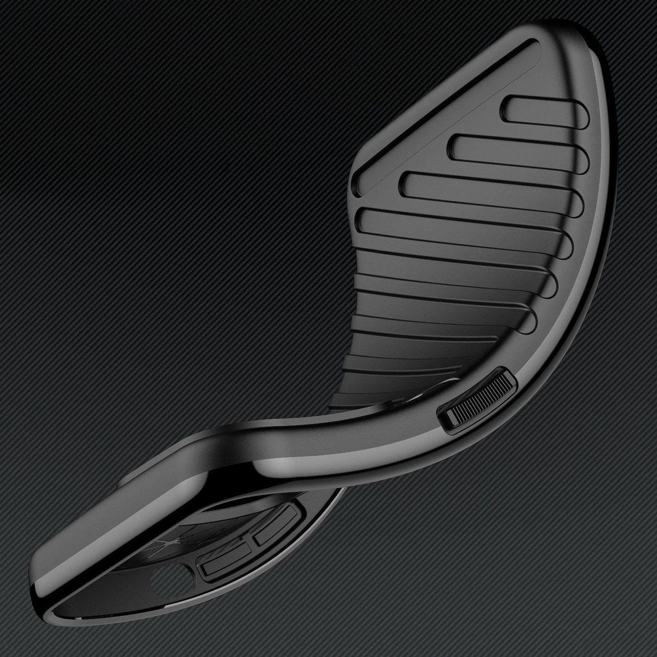 Mbështjellës Hurtel Thunder Case për Samsung Galaxy A26, silikon i blinduar, i zi