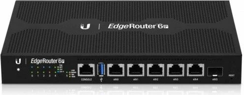 Router Ubiquiti EdgeRouter 6P, 5x Gigabit PoE, 1x SFP, fanless, i zi