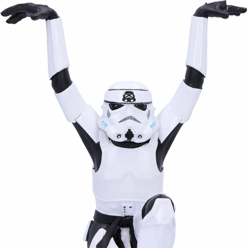 Figurinë koleksionuese NEMESIS NOW Stormtrooper Crane Kick 20.5 cm, e bardhë/zezë, me kuti dhurate