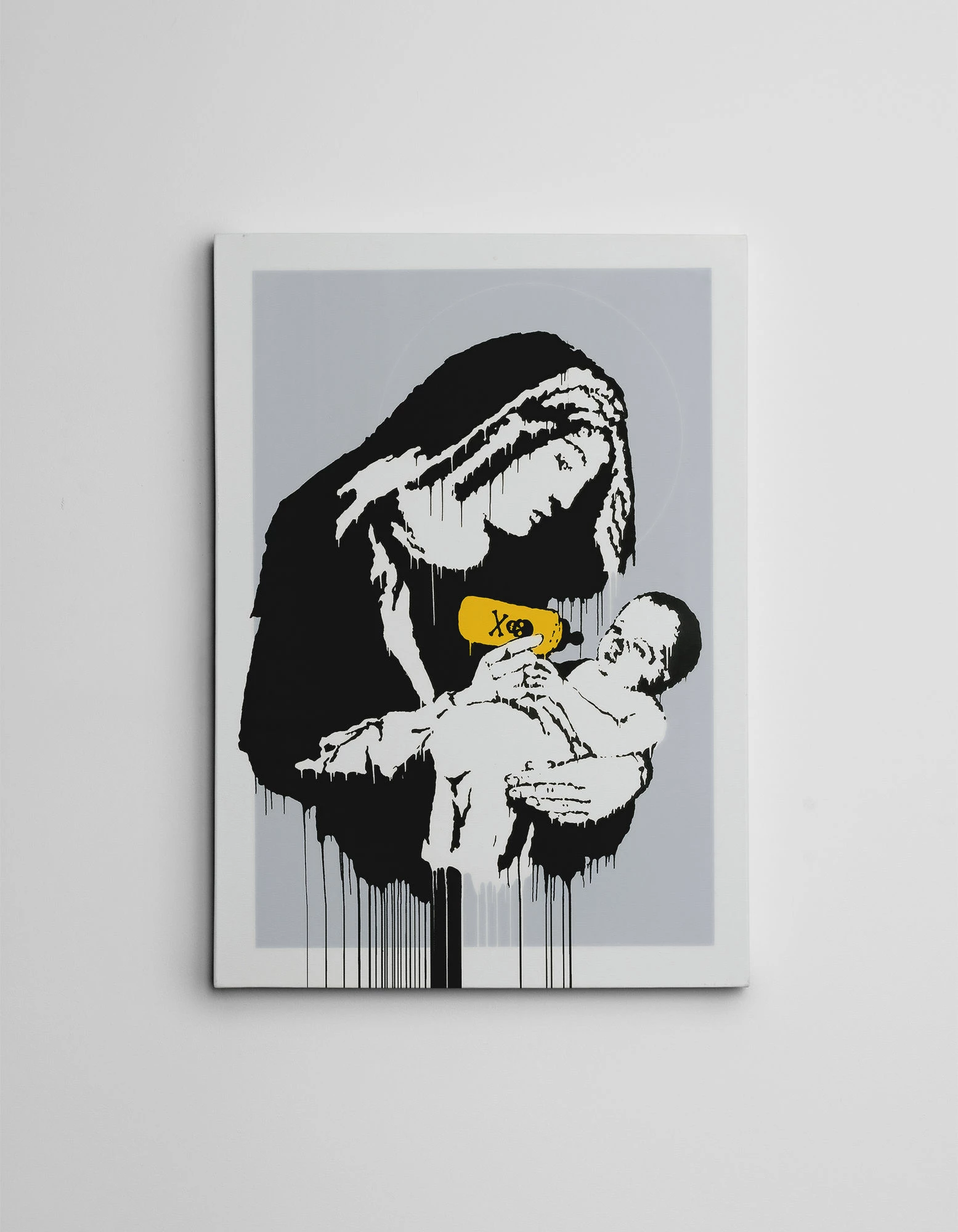 Pikturë dekorative në kanavacë, Banksy, shumëngjyrëshe, WY122, 50x70cm