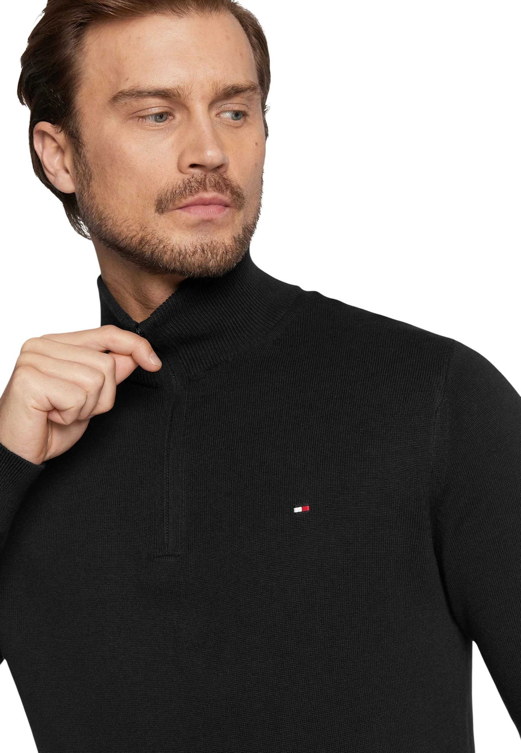 Xhemper për meshkuj Tommy Hilfiger MW0MW28049, i zi [Madhësia: M]
