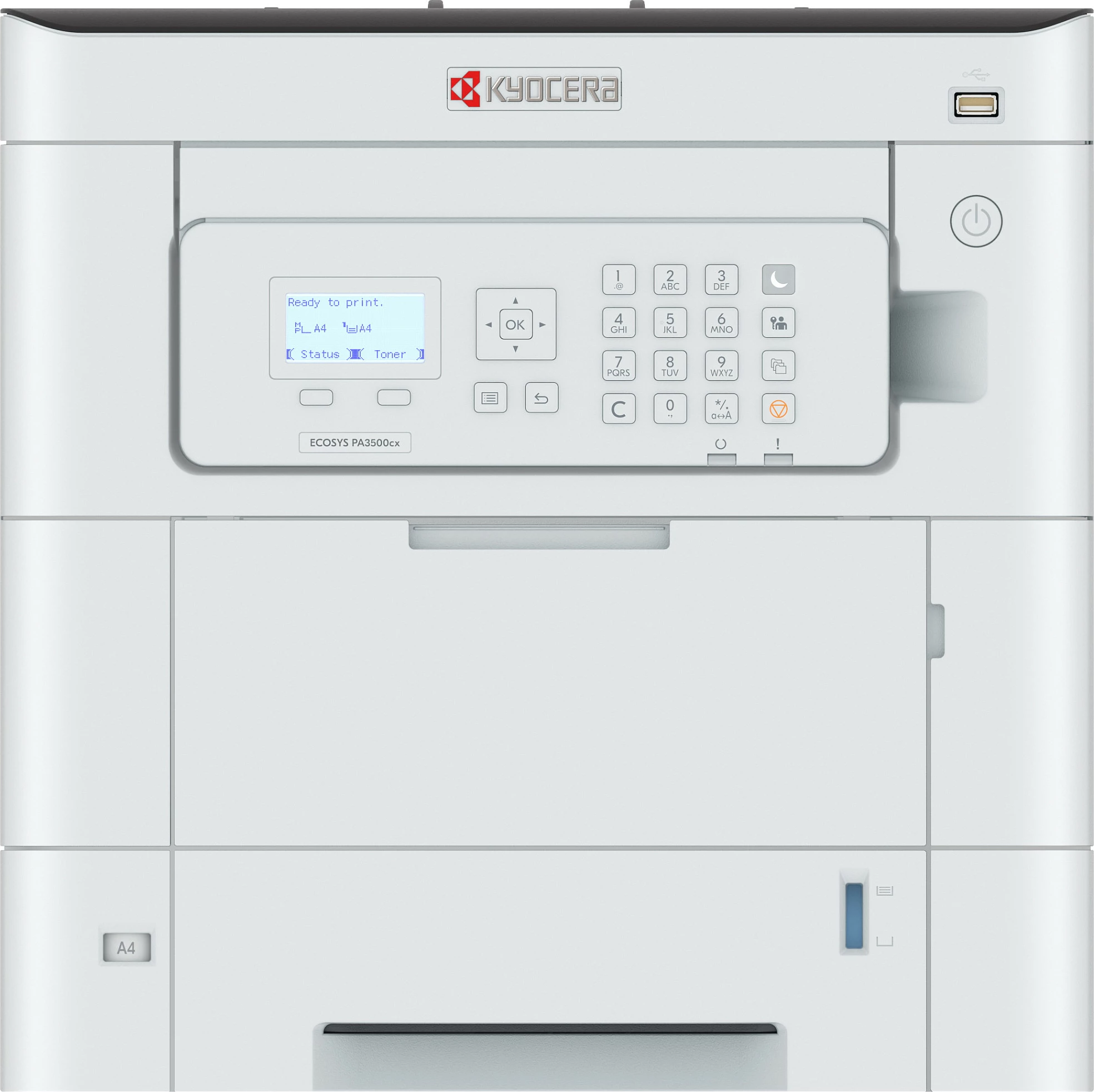 Printer laser me ngjyra Kyocera ECOSYS PA3500cx, A4, Duplex, Ethernet