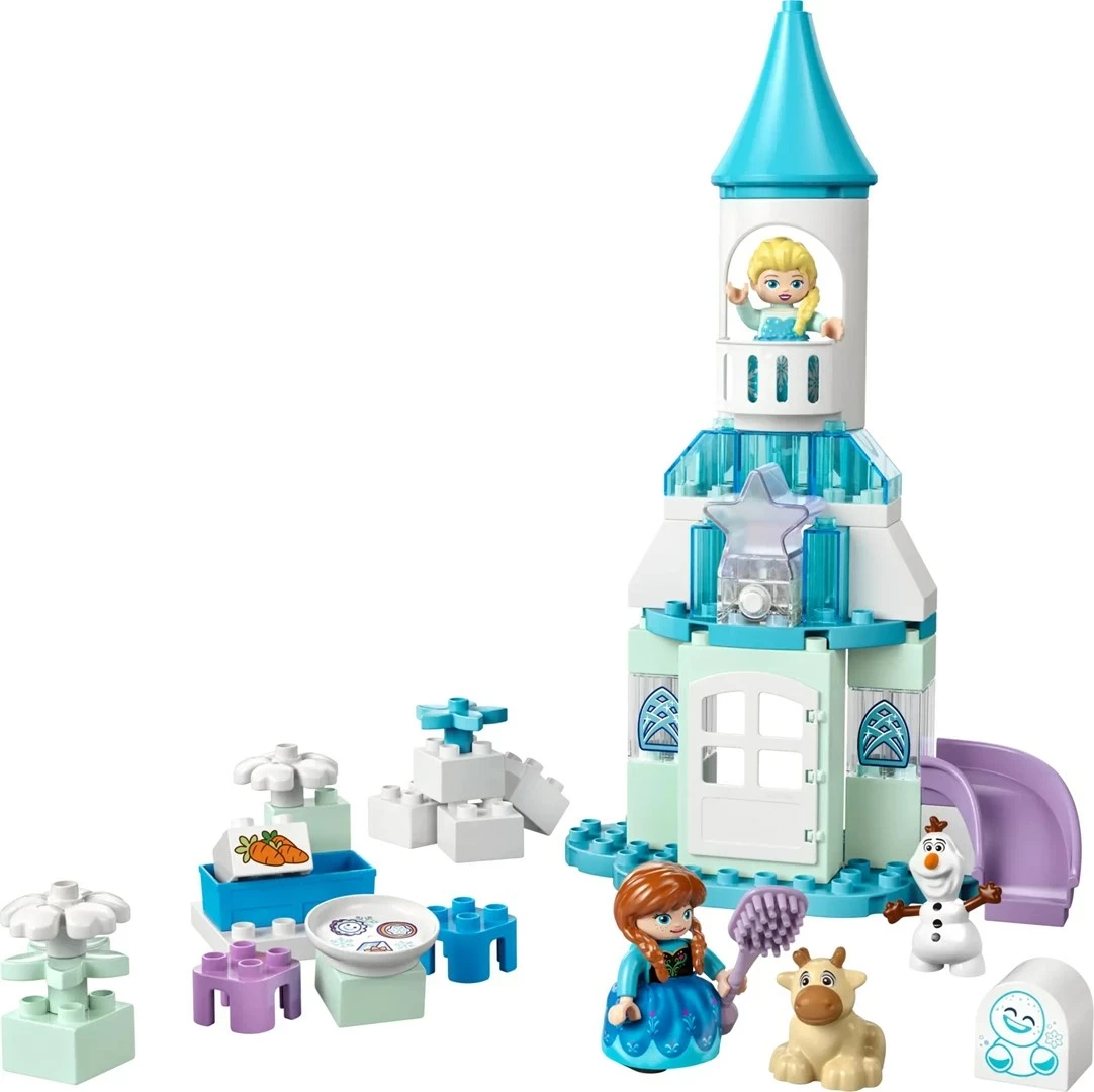 Set lodrash LEGO DUPLO 10455 Anna dhe Elsa Frozen Castle Party, 54 pjesë