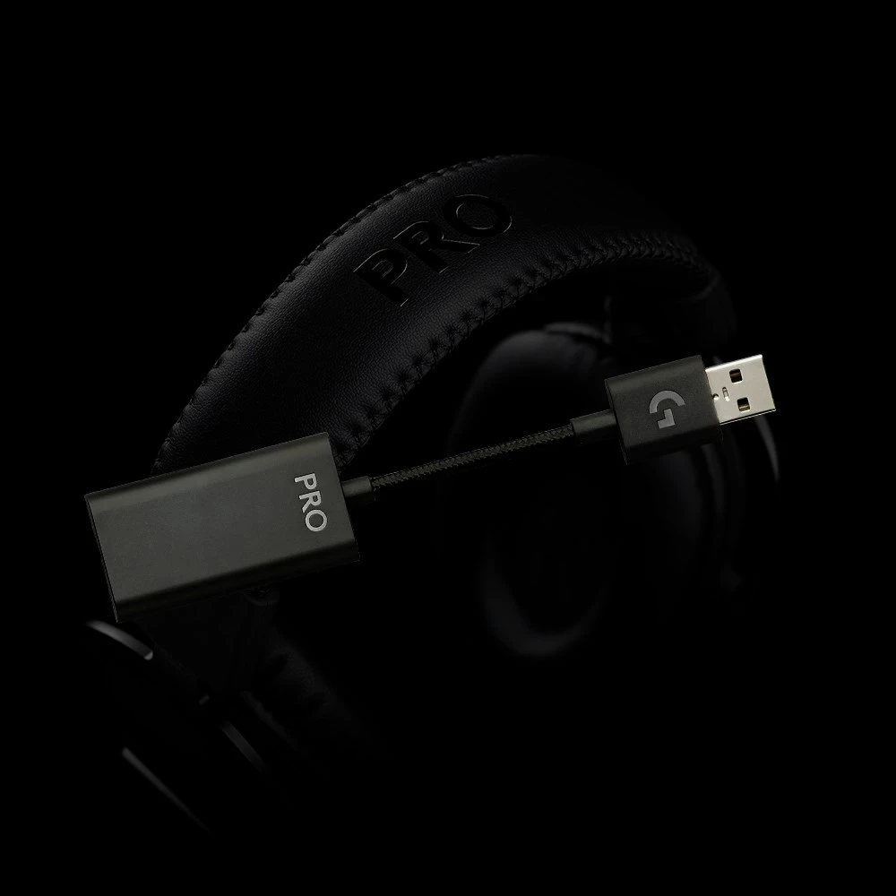 Kufje gaming Logitech G PRO X, 7.1 Surround Sound, me kabllo, të zeza