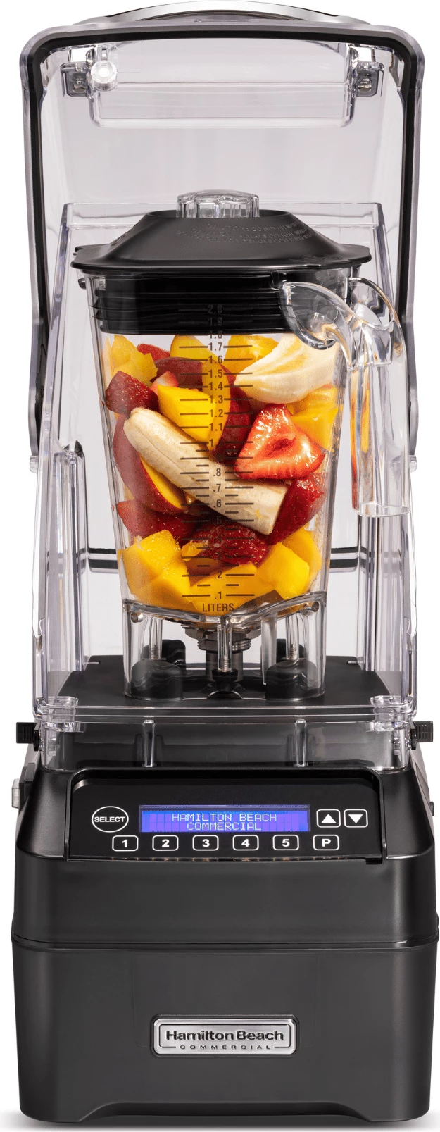 Blender komercial Hamilton Beach Commercial HBH755R-CE 64oz/2L me QuietBlend dhe Wave~Action, i zi