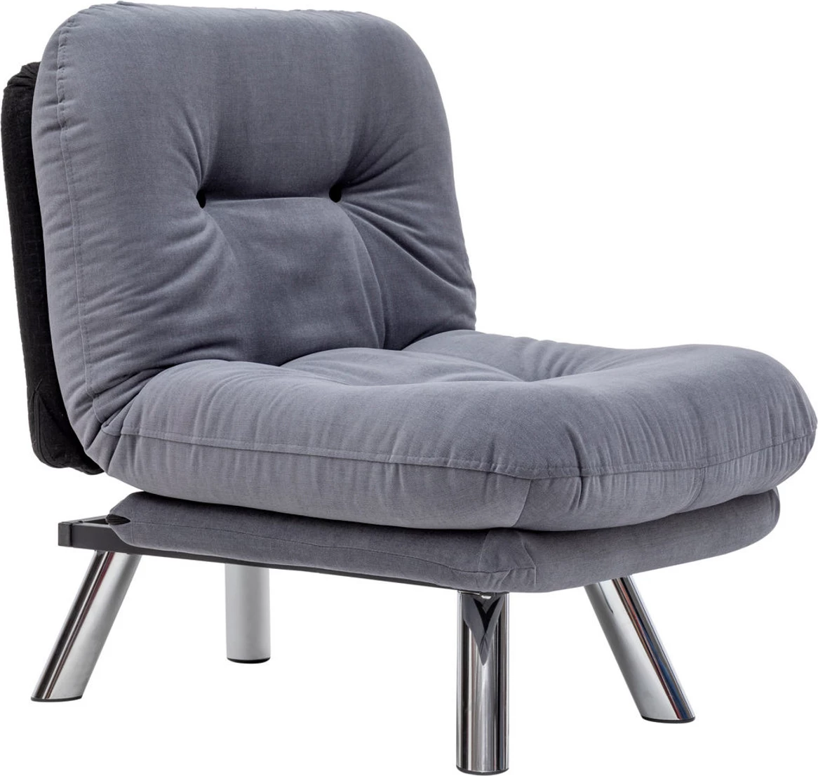 Krevat-karrige një vendëshe, Atelier del Sofa, Misa Small Solo, ngjyrë gri