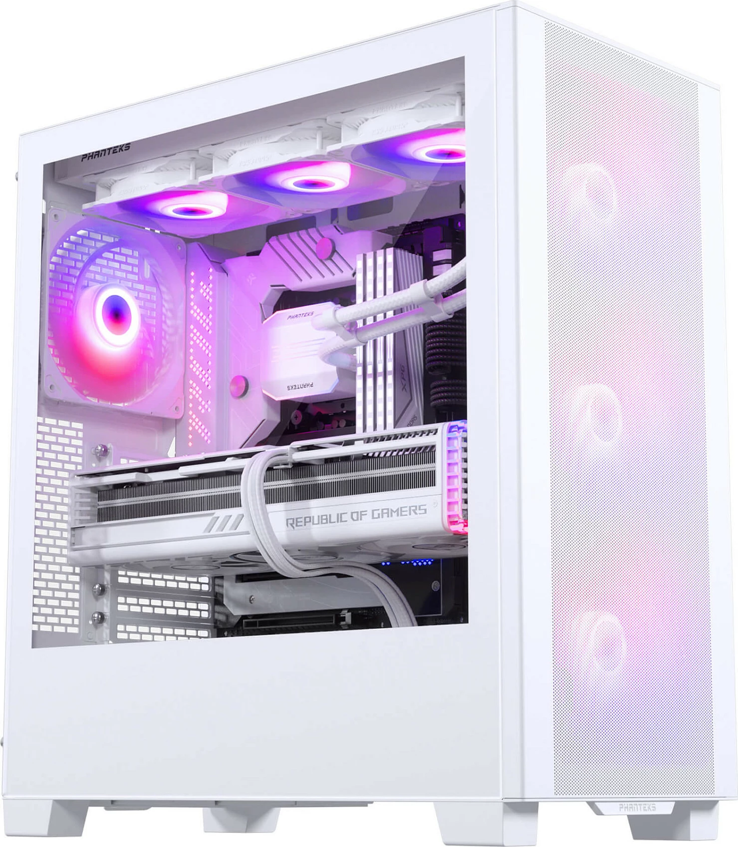 Kasë Phanteks XT Pro Ultra, Midi/Mini Tower, Tempered Glass, e bardhë