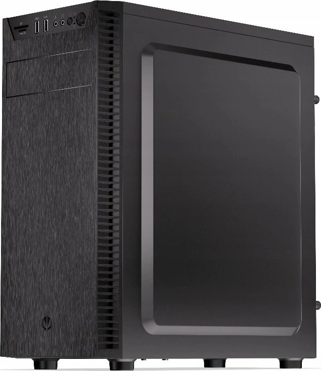Kasë Endorfy Armis 100 Solid EY2A015, Midi Tower ATX, pa dritare, pa furnizim rryme, 2x USB 3.0, e zezë