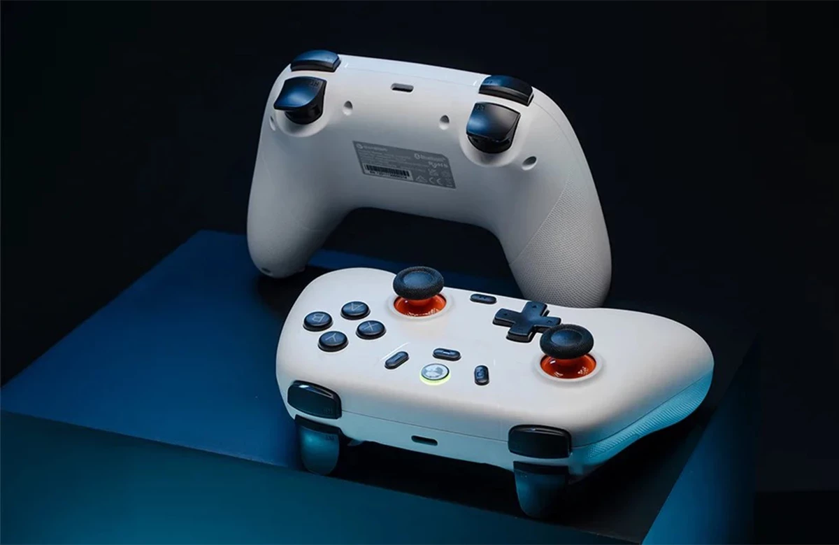 Kontroller wireless GameSir T4n Lite, Bluetooth/dongle/USB-C, bateri 600 mAh, i bardhë
