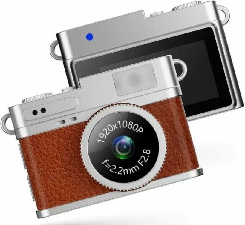 Kamerë kompakte XREC X4, 2MP, Full HD, breloc, kafe