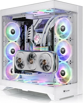 Kasë Thermaltake CTE E600 MX Snow White, Midi Tower, ARGB, xham i temperuar, e bardhë