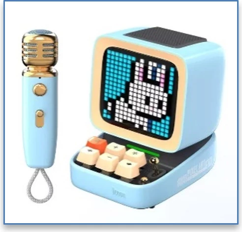 Divoom Mikrofon & Altoparalant me bluetooth me funksion per karaoke