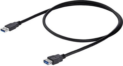 Kabllo zgjatëse USB StarTech USB3SEXT1MBK, USB-A mashkull në USB-A femër, USB 3.2 Gen 1, 1m, 5 Gbps, e zezë