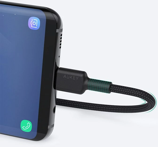 Kabllo AUKEY CB-CD30 USB-C Type-C PD 3A 0.9m, e zeza