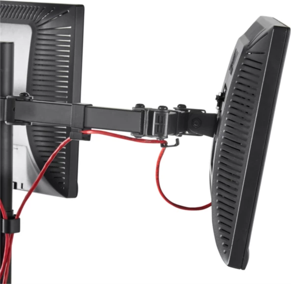 Mbajtëse tavoline për 2 monitorë VONHAUS 3005117 13-32\", VESA 75x75/100x100, e zezë