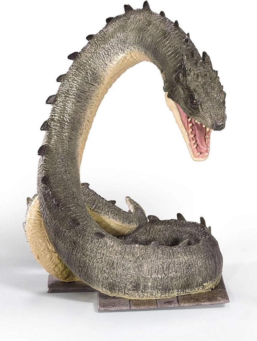 Figurinë koleksionuese Noble Collection Harry Potter Magical Creatures Basilisk 18.5 cm, me kuti akrilike