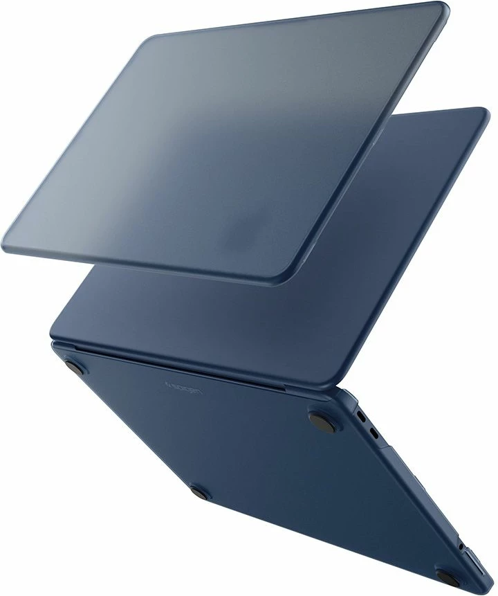 Mbështjellës Spigen AirSkin për Apple MacBook Neo 13" (2026) A3404, i hollë PC/TPU, snap-on, Blu mat