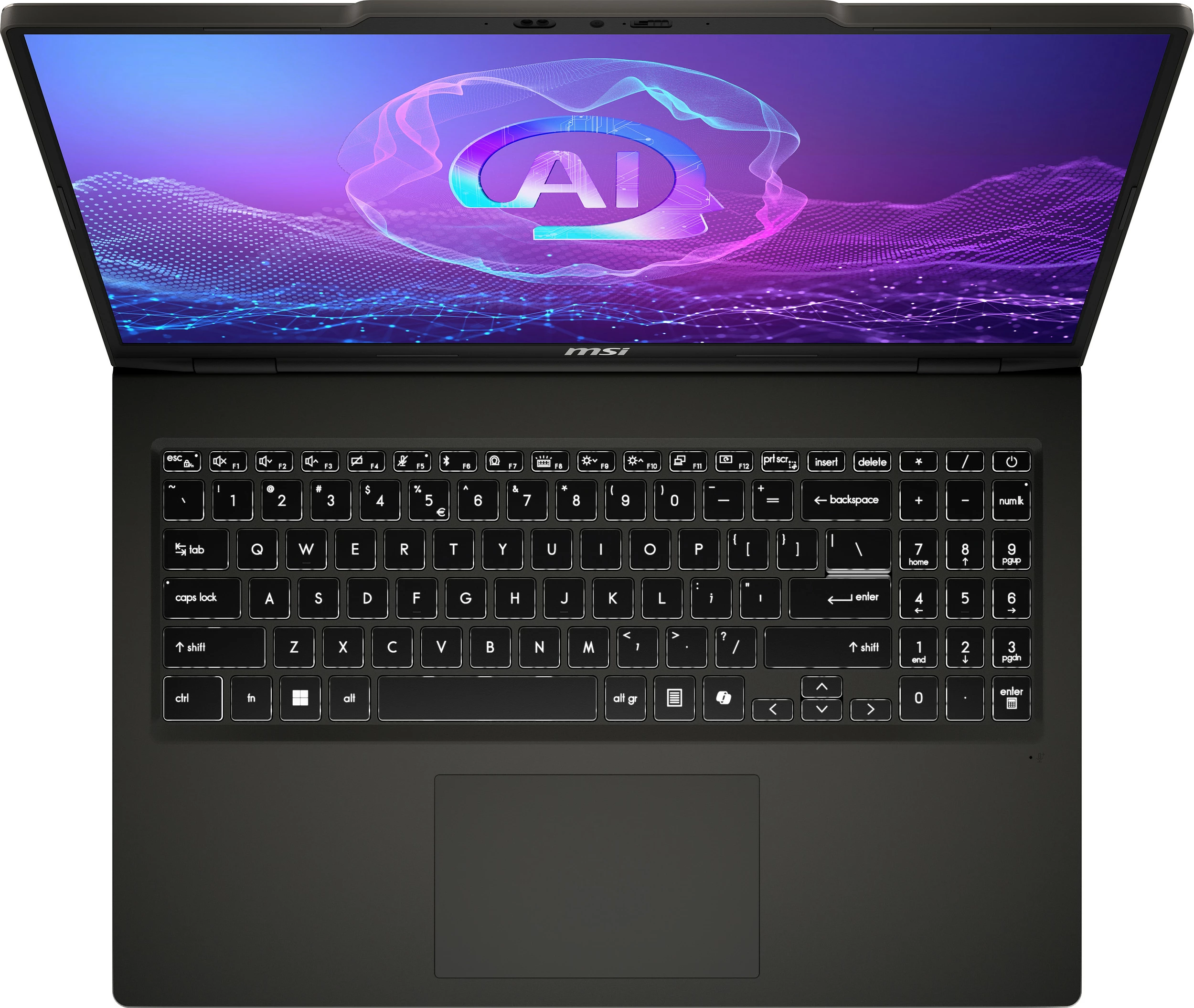 Laptop MSI VenturePro A16 AI+ A3HWEG-003, AMD Ryzen AI 7 350, 16" 2048x1280, GeForce RTX 5050 8GB, e zezë