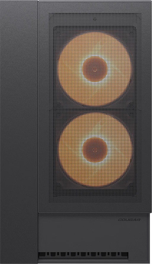 Kasë COUGAR OmnyX Mid Tower, ATX/Micro ATX/Mini-ITX, 4x160mm RGB, e zezë