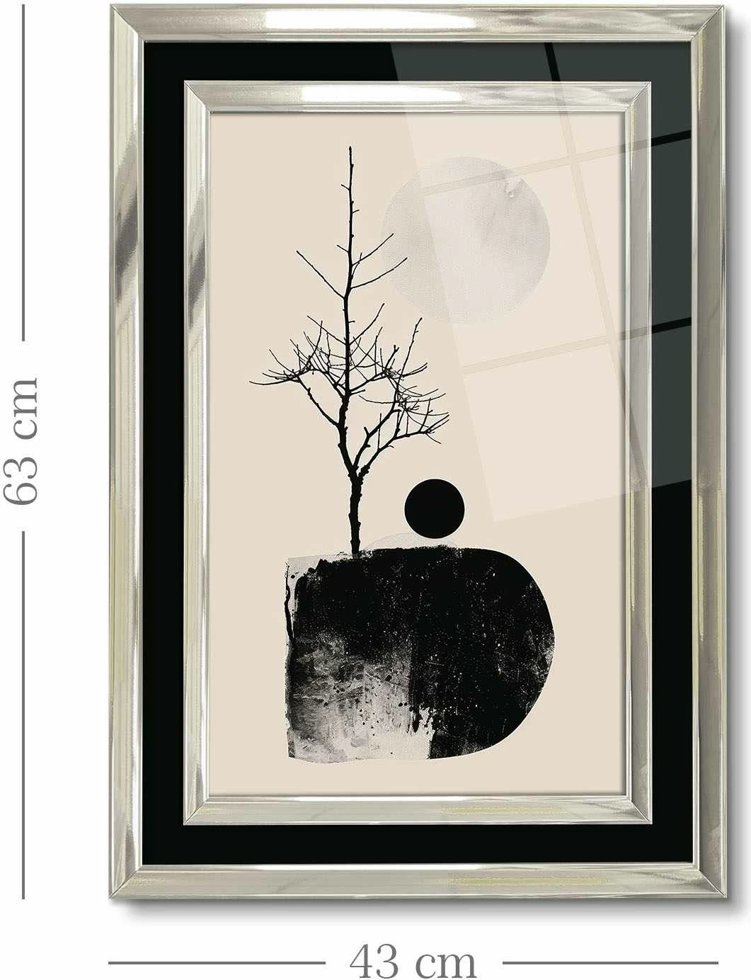 Pikturë dekorative me kornizë, shumëngjyrëshe, Wallity, 43x65cm, 1 copë