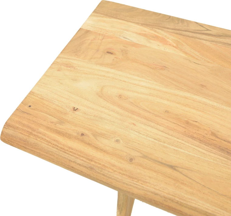 Konsolë Mende, dru akacie natyral, 110x50x76cm