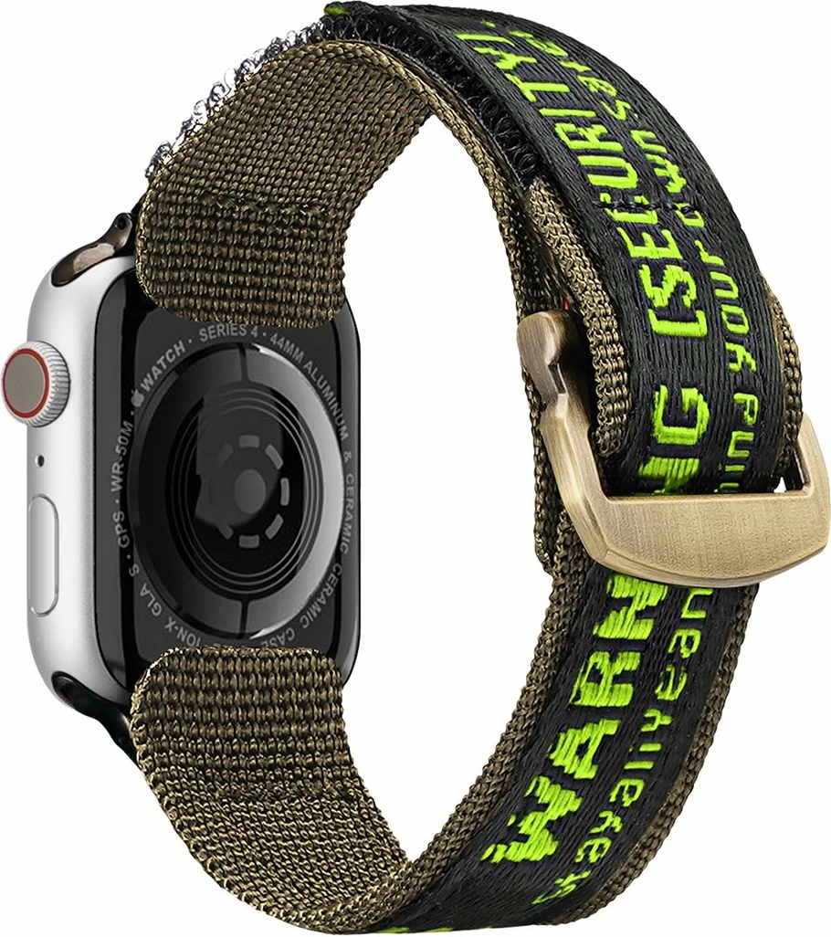 Rrip najloni për Apple Watch Dux Ducis Outdoor Version, 42/44/45/49mm, zi/gjelbër