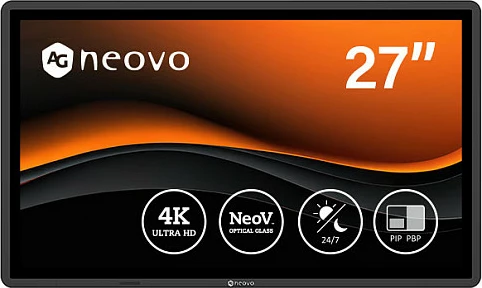 Monitor AG Neovo QX2702, 27", 4K UHD, LED, 400 cd/m², i zi