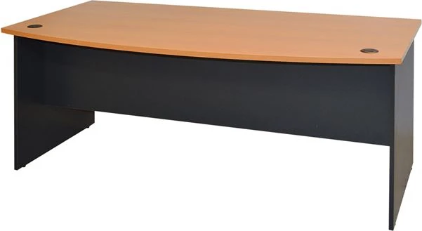 Tavolinë profesionale për zyre, 180x93.5x74.6, FH2017.01, ngjyrë gri-lisi