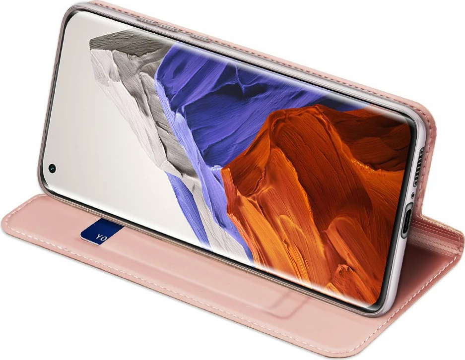 Mbështjellës Dux Ducis Skin Pro Bookcase për Xiaomi Mi 11 Pro, rozë