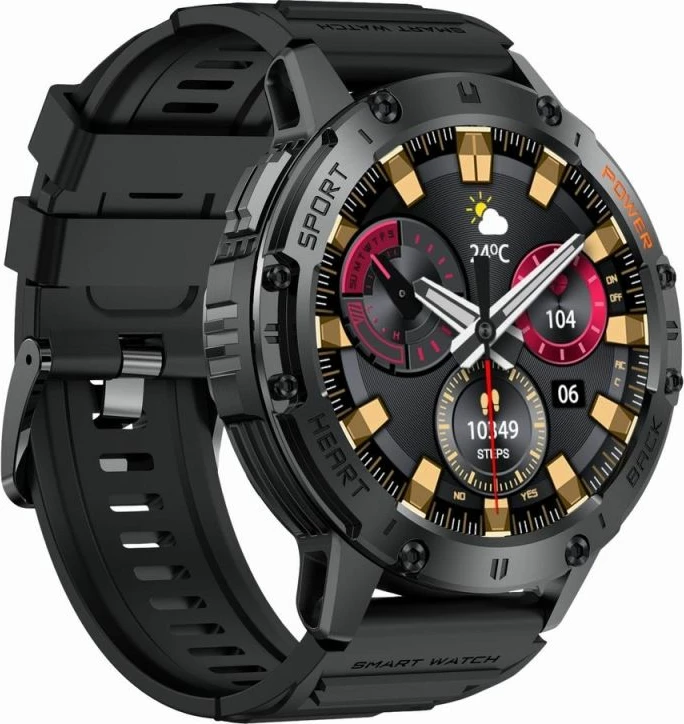 Smartwatch Gravity për të gjithë, e zezë