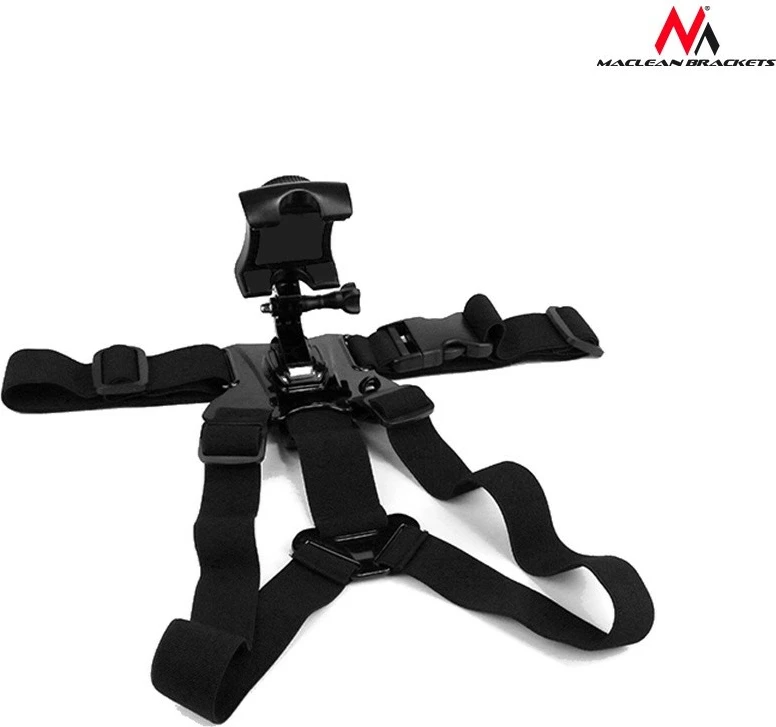 Rrip sportiv Maclean MC-773 për telefon, kamera, GoPro, i zi