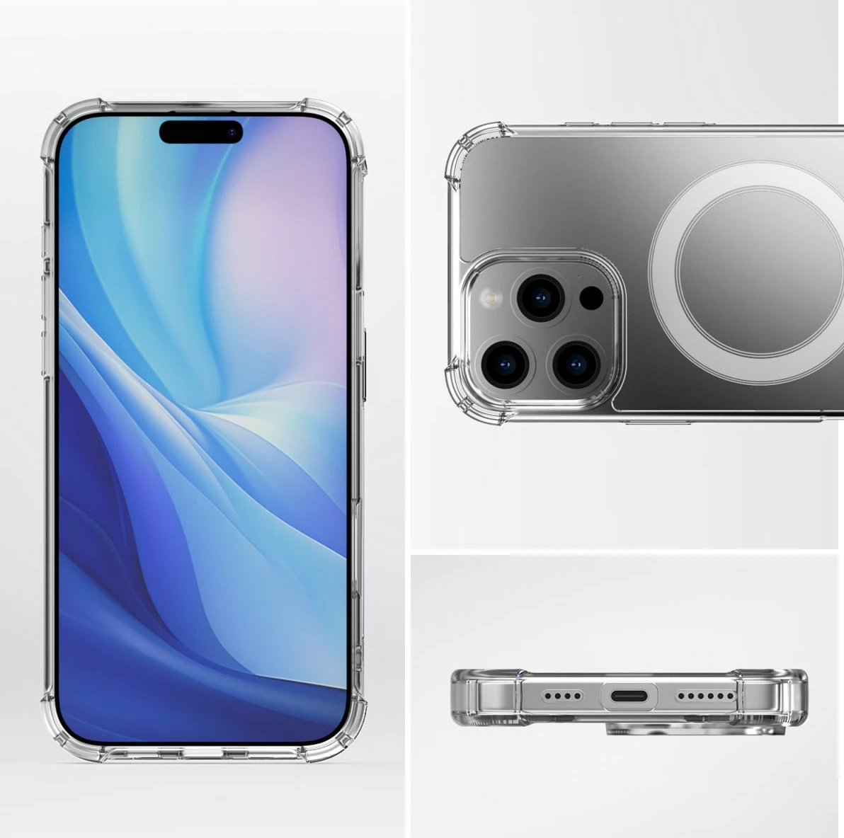 Mbështjellës 4smarts 541184, Apple iPhone 16 Pro Max, 17.5 cm (6.9"), Transparent