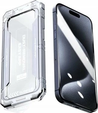 Xham i kalitur mbrojtës ekrani Mobile Origin Screen Guard SGZ-i16 për iPhone 16 9H 0.33mm full display me kornizë aplikimi, transparent me kornizë të zezë, 1 copë